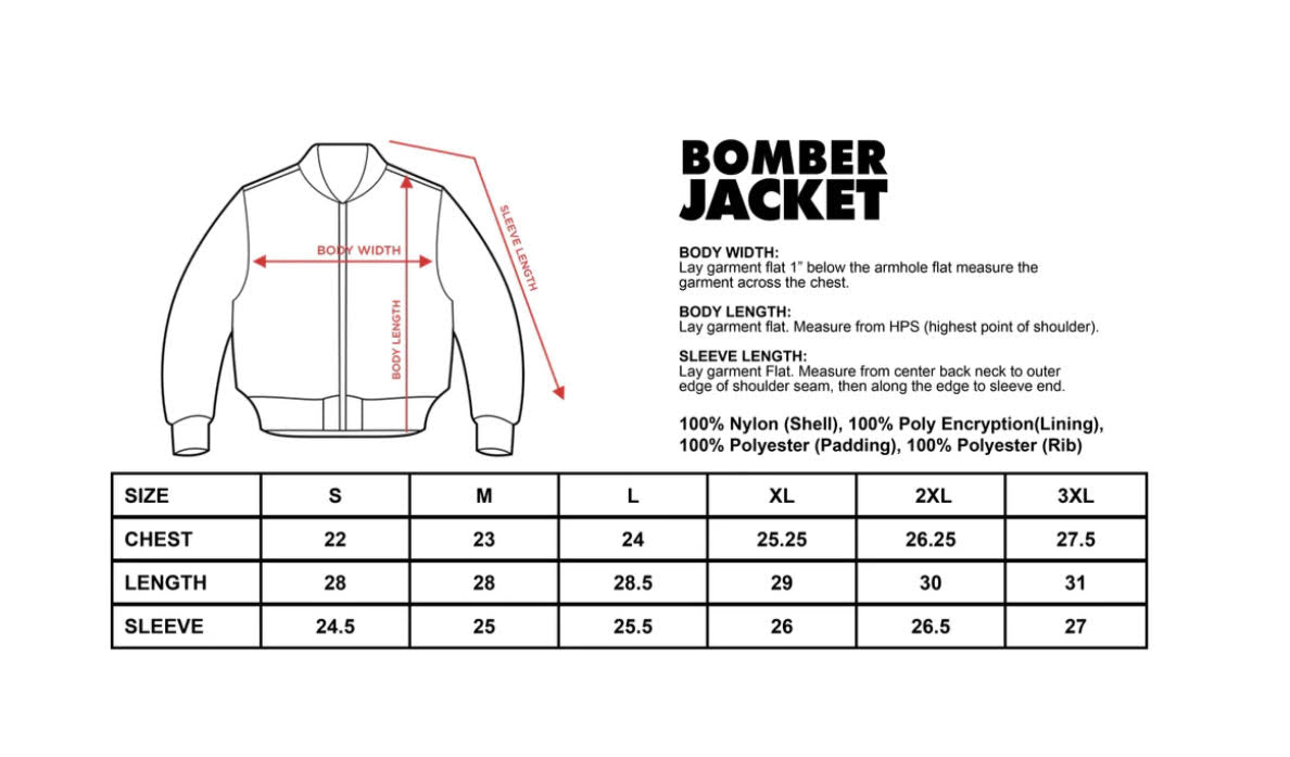 Justice Church Album Bomber Jacket